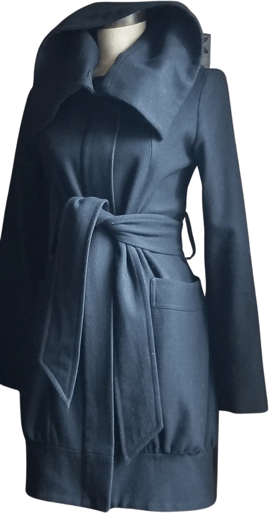 00's Banded Cocoon Coat