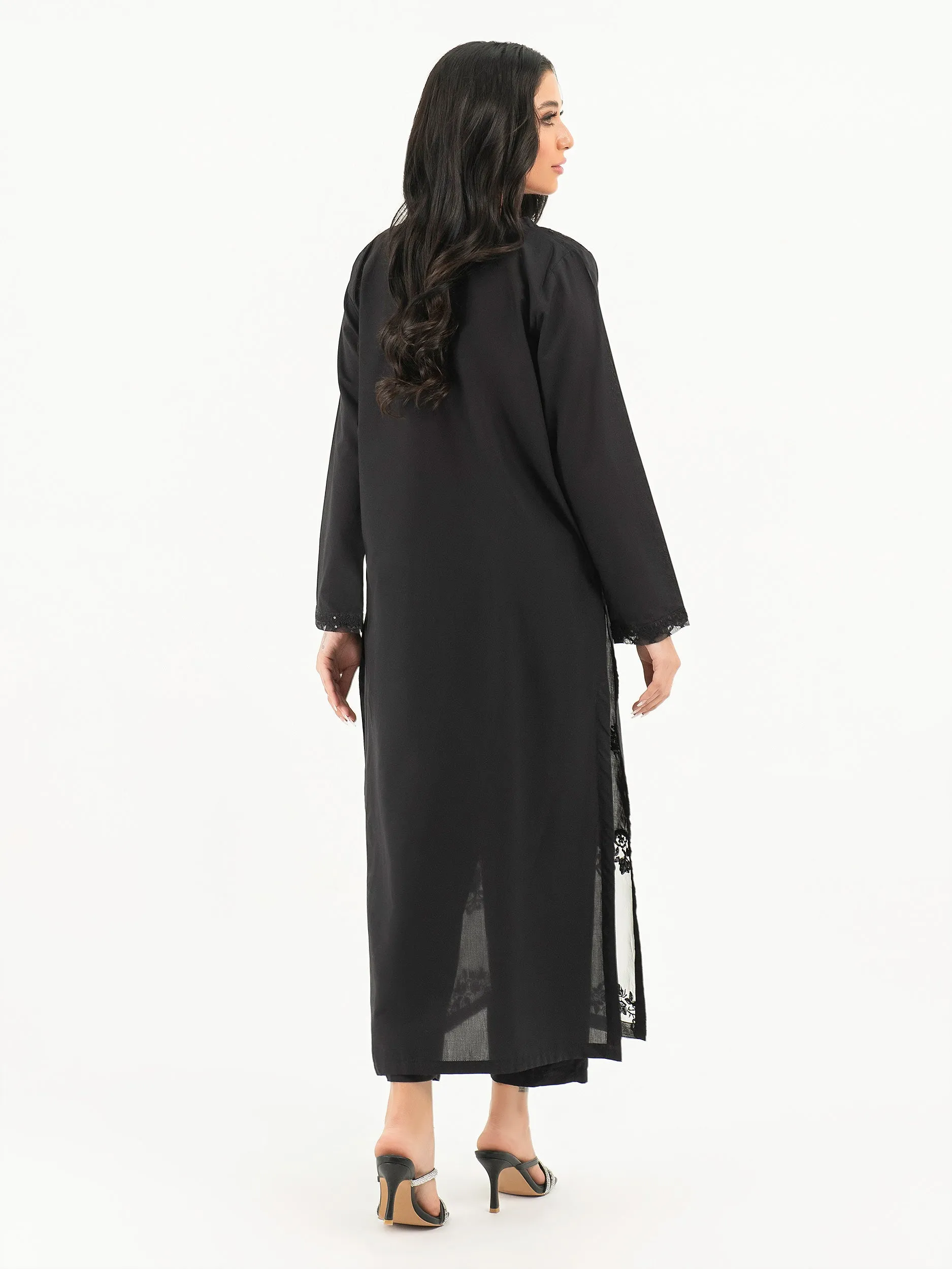 2 Piece Cambric Suit-Embroidered (Pret)