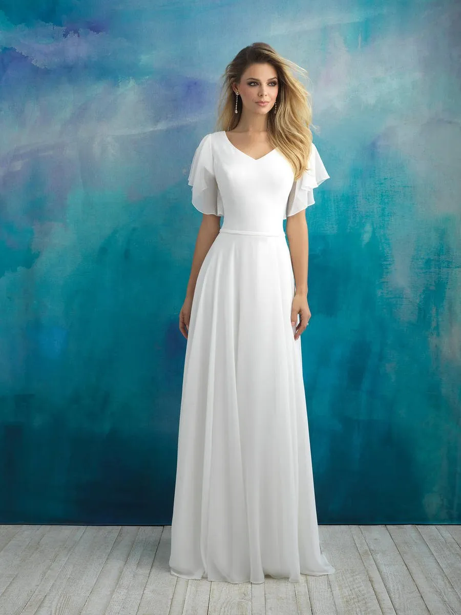Allure Bridals Modest Dress M595
