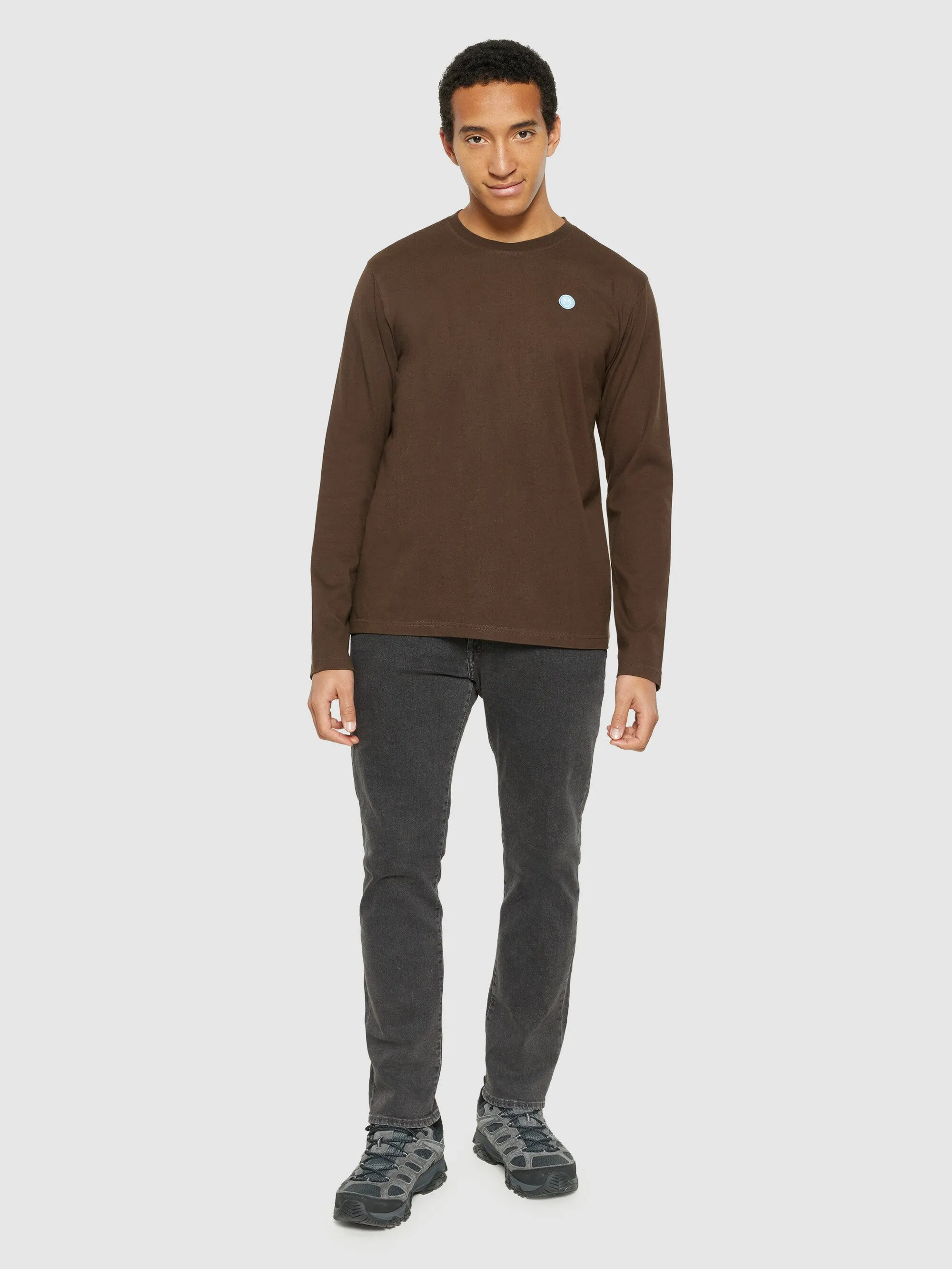Badge long sleeve - Demitasse (brown)