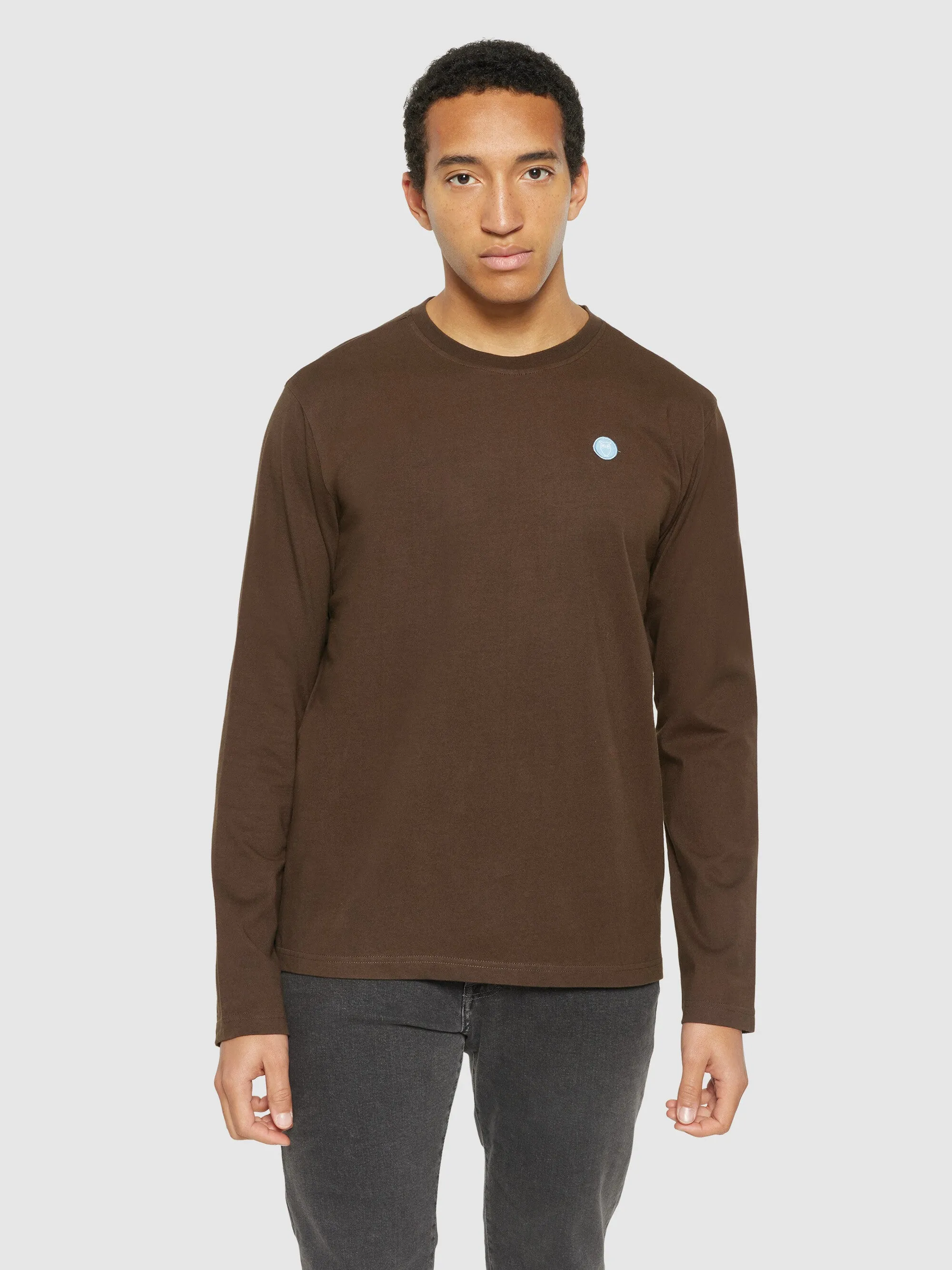 Badge long sleeve - Demitasse (brown)