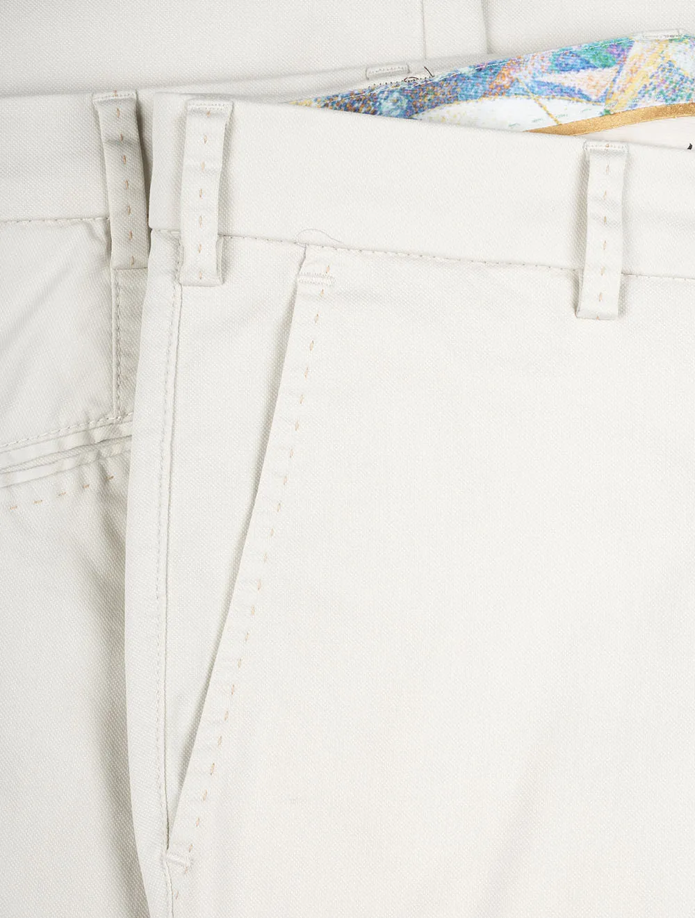 Beige Lupus Cotton Trouser