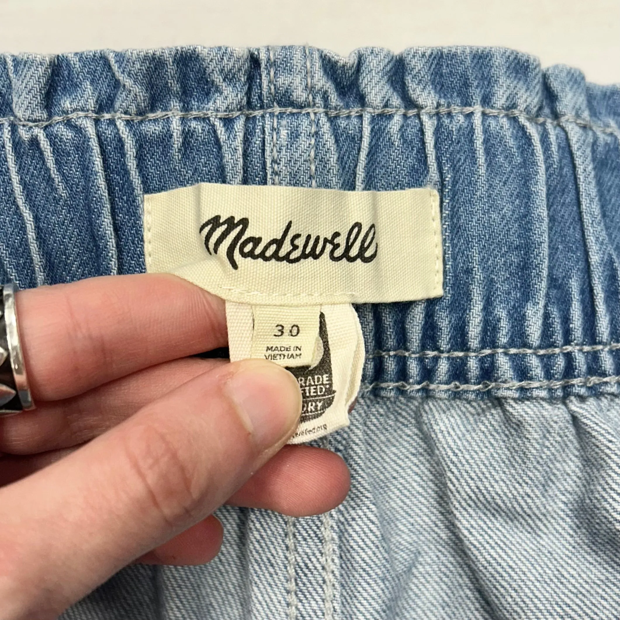 Blue Denim Shorts By Madewell, Size: 10