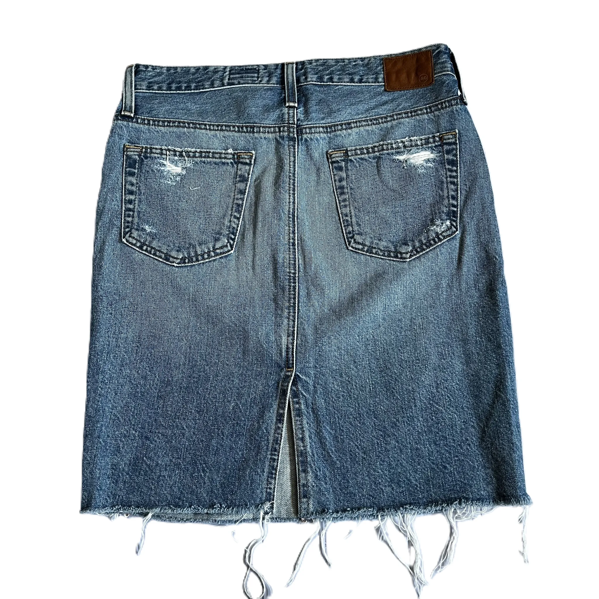 Blue Denim Skirt Midi By Adriano Goldschmied, Size: 4
