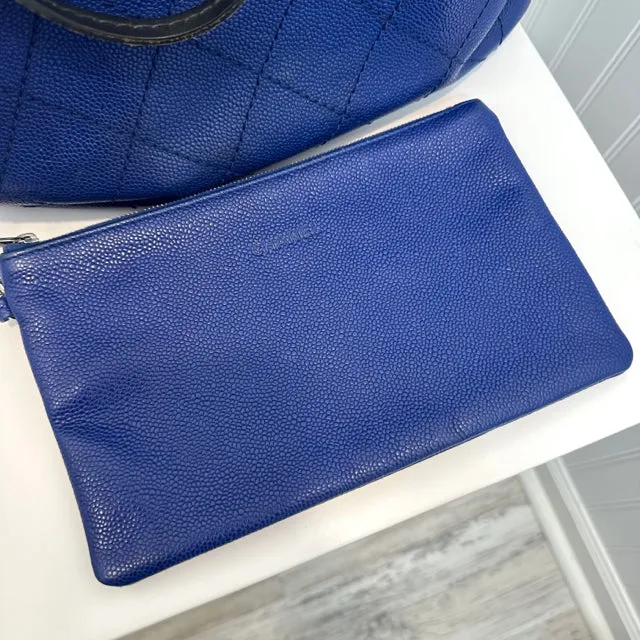 CHANEL Blue Caviar Tote Handbag