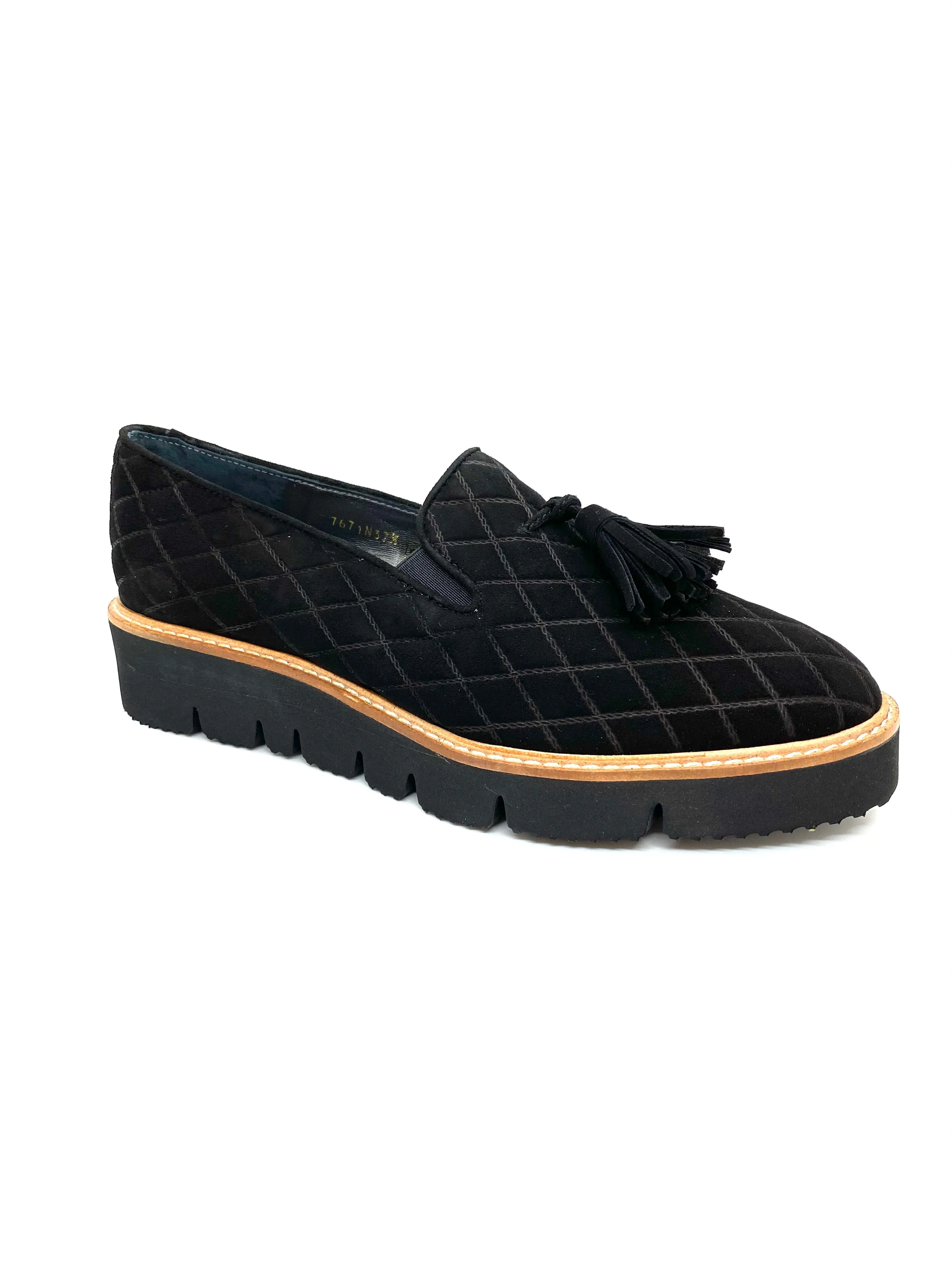 Chunky Wedge Heel Tassel Loafer