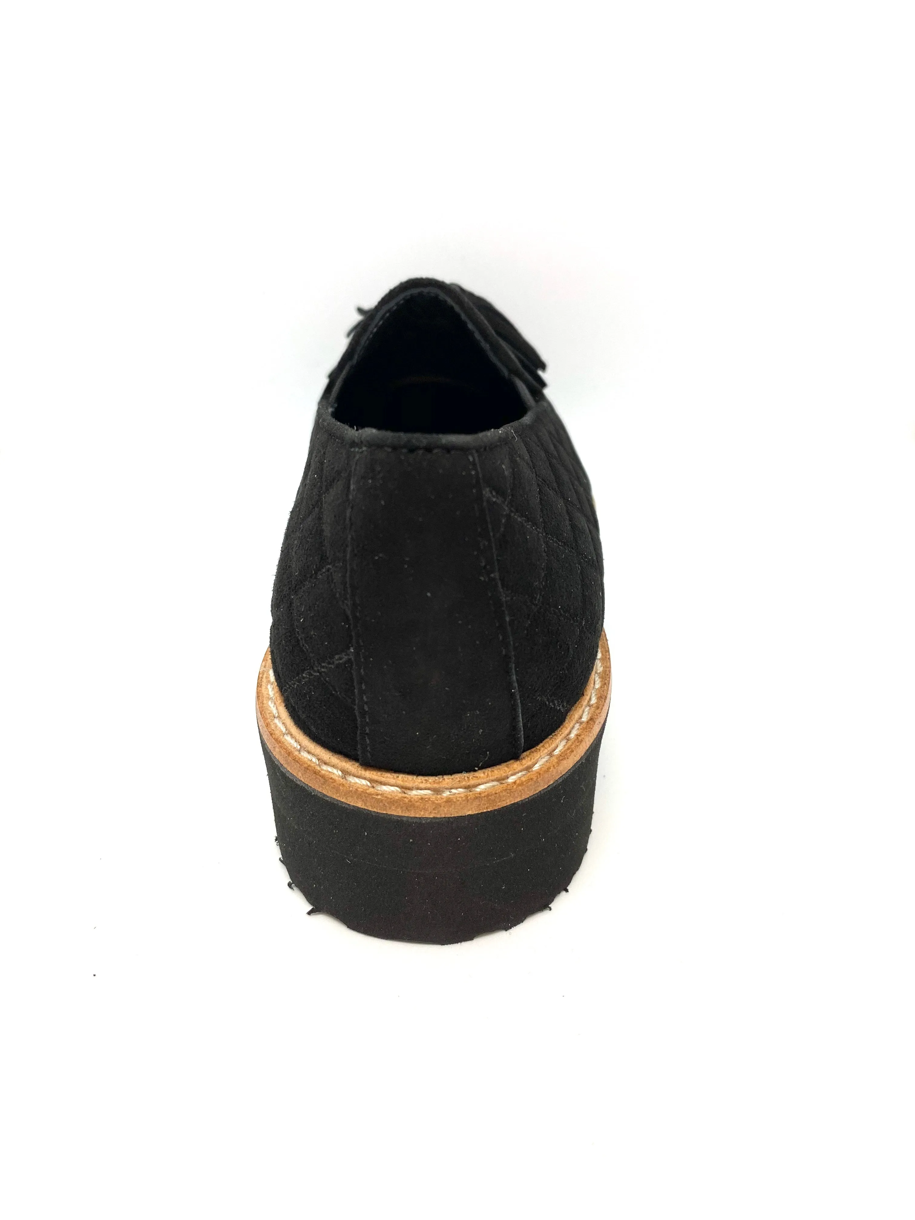 Chunky Wedge Heel Tassel Loafer