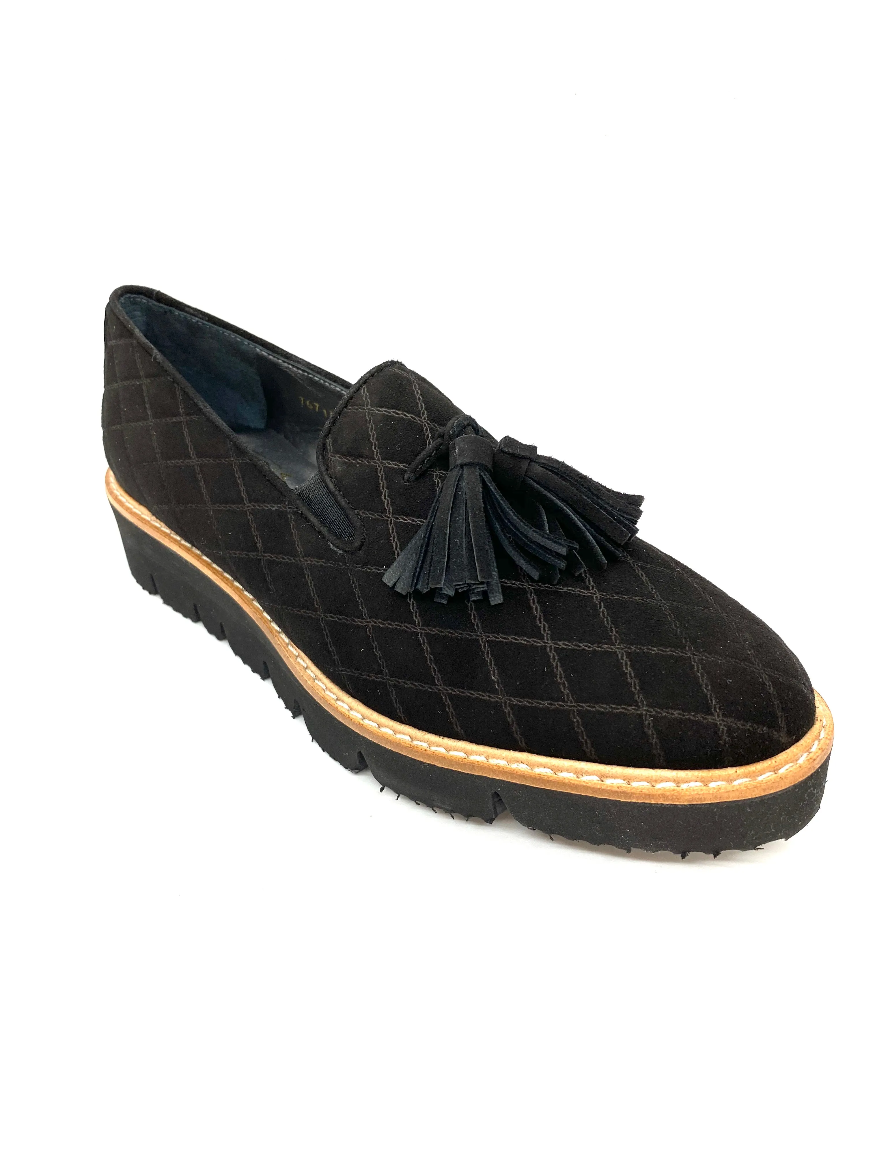 Chunky Wedge Heel Tassel Loafer
