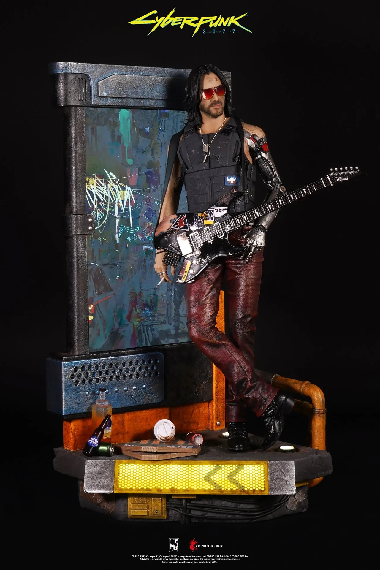 Cyberpunk 2077 Johnny Silverhand 1/4 Scale Statue