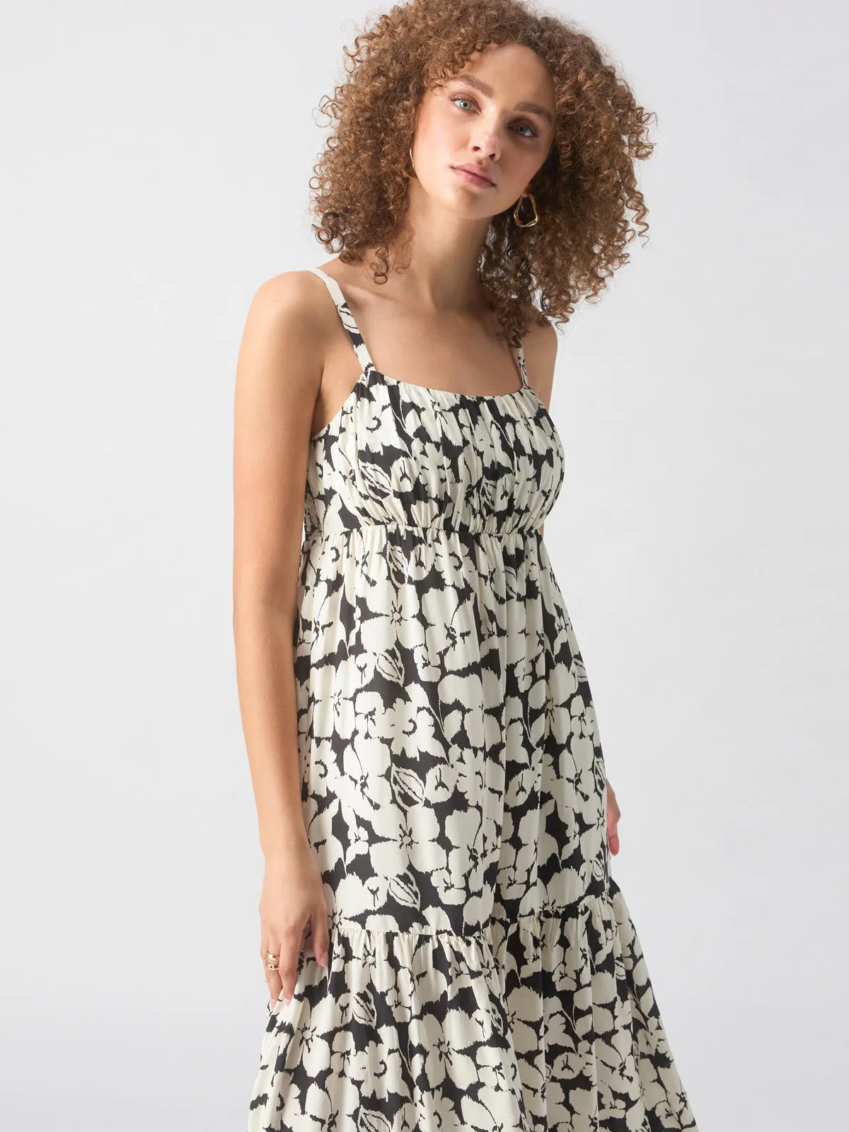 Dropped Seam Maxi Dress Echo Blooms