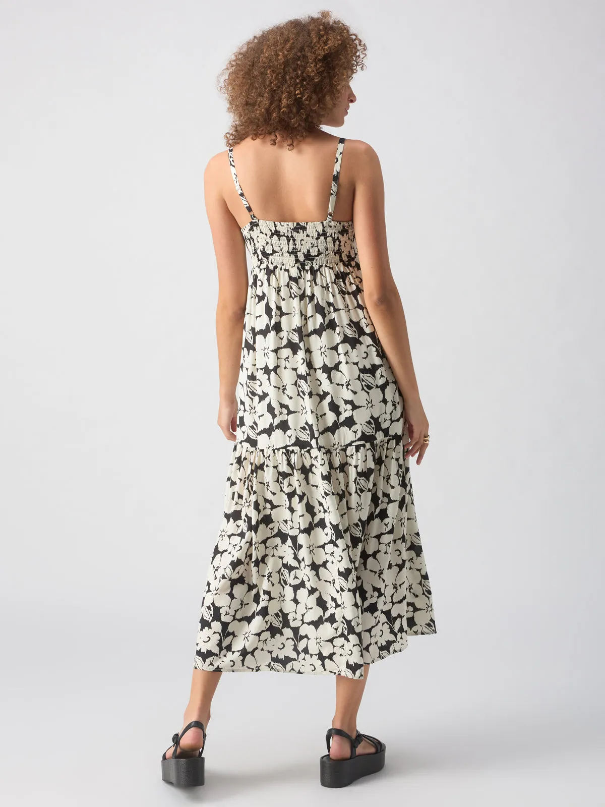 Dropped Seam Maxi Dress Echo Blooms