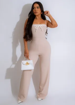 Elegant Essentials Jumpsuit Nude