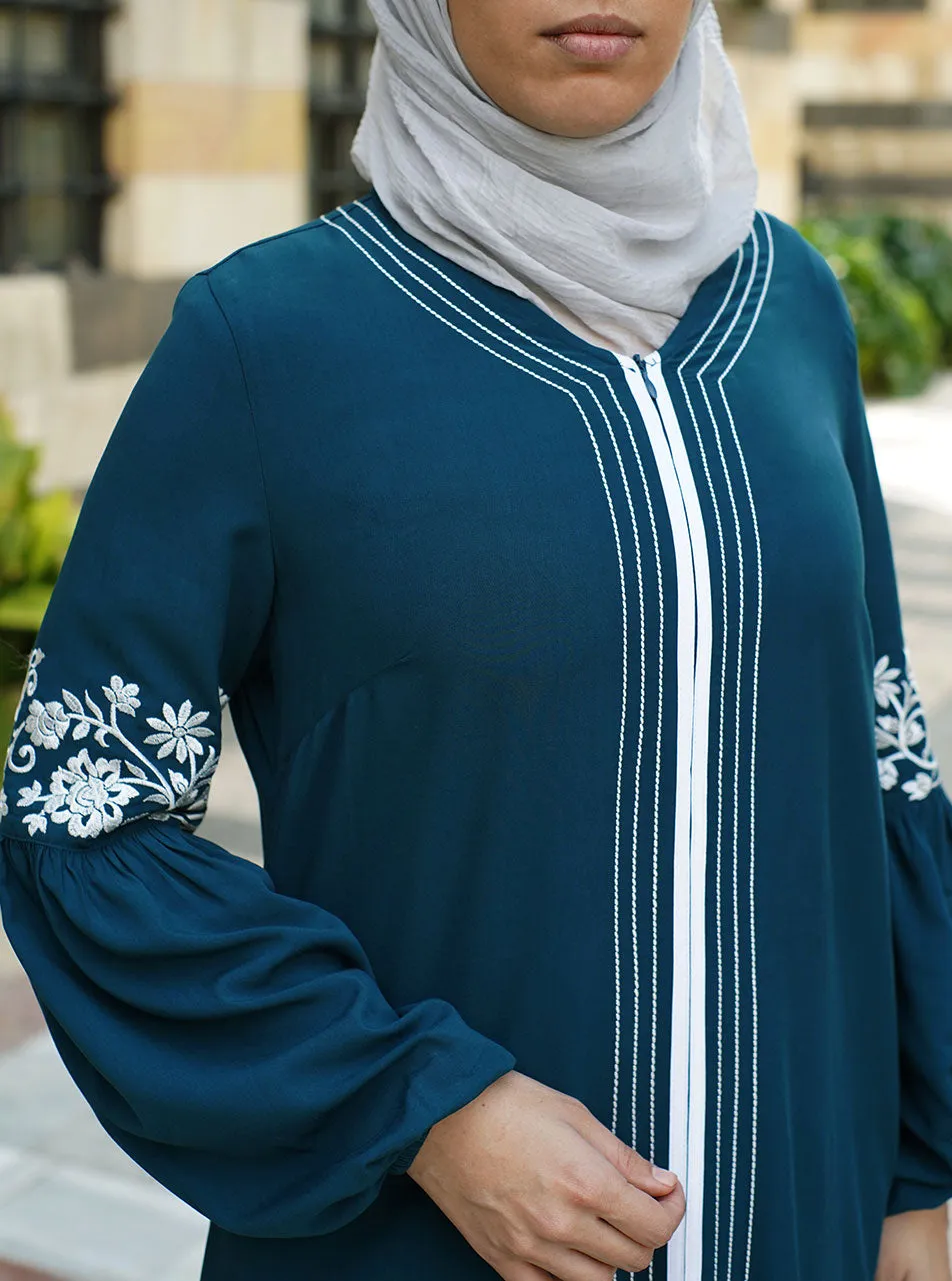 Farisaa Embroidered Abaya Gown