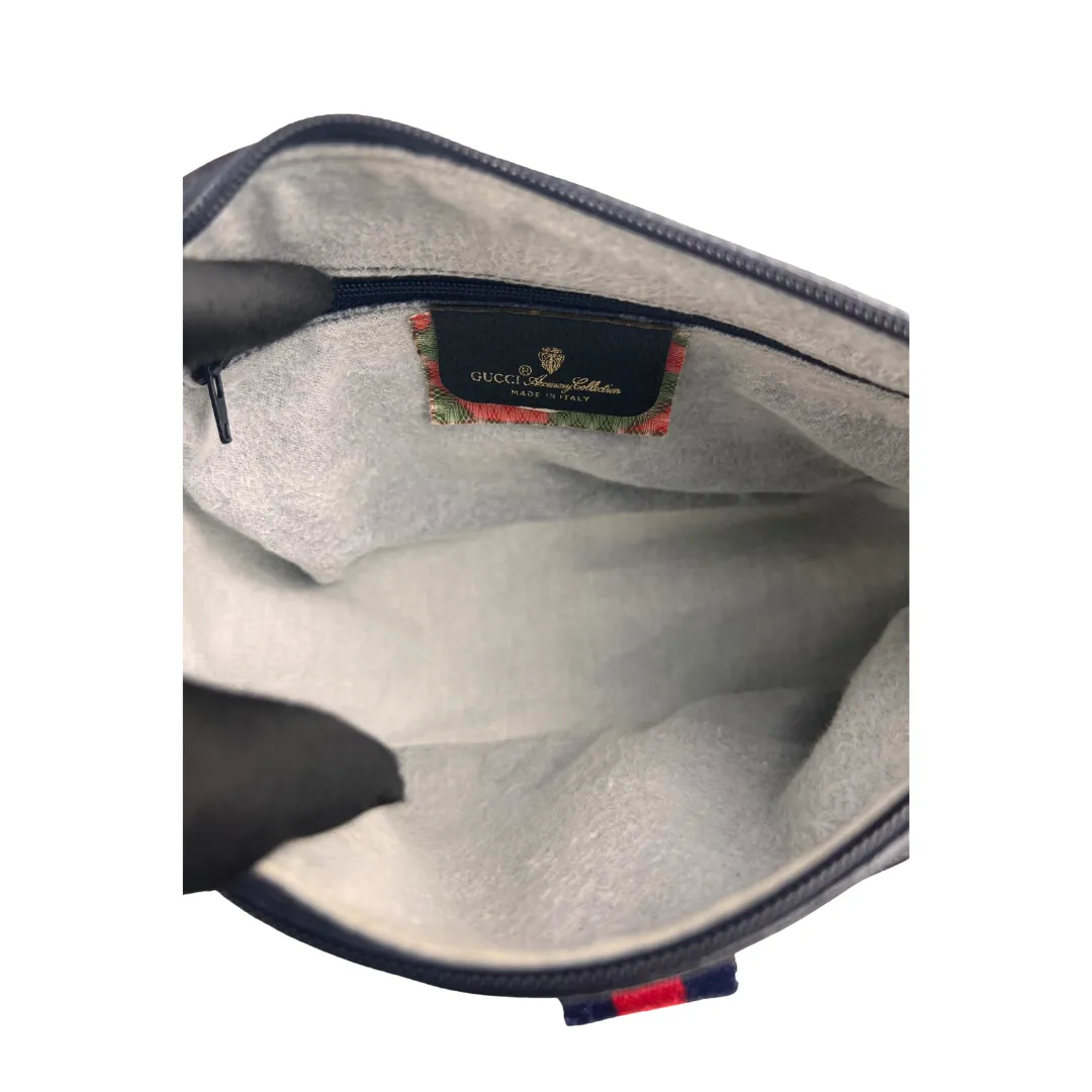 Gucci Navy GG Supreme Crossbody