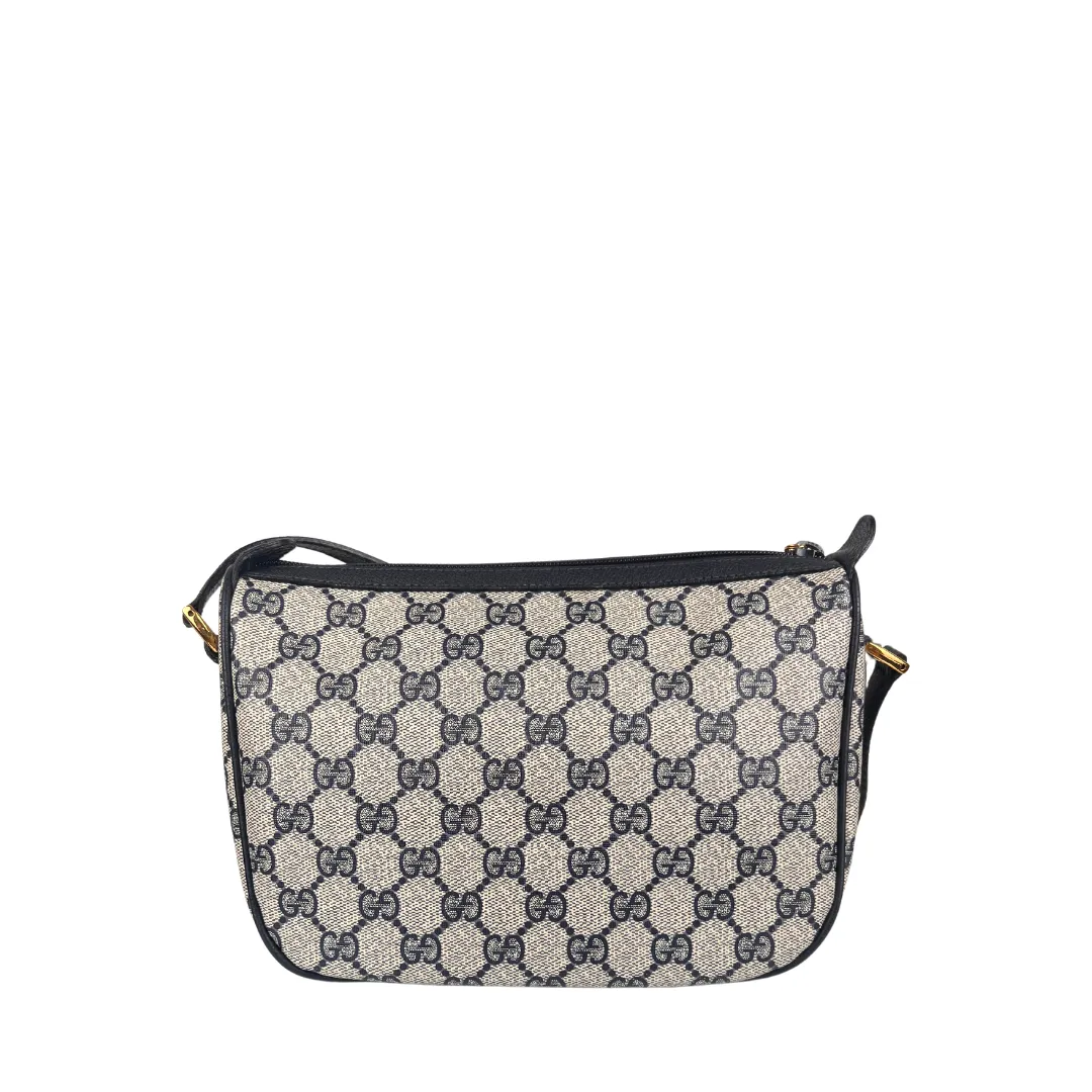 Gucci Navy GG Supreme Crossbody