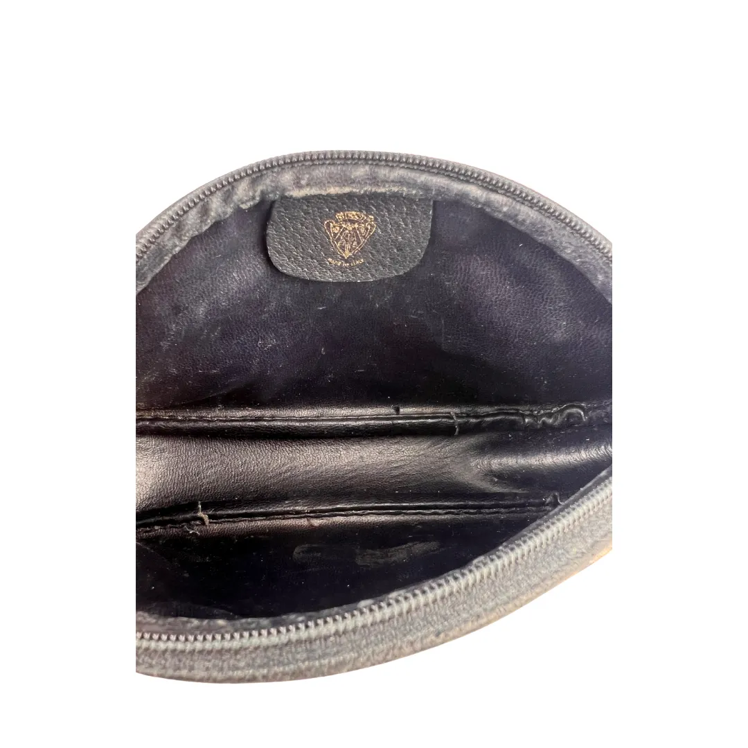 Gucci Navy Zipper Pouch