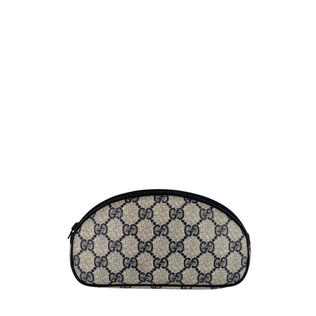 Gucci Navy Zipper Pouch