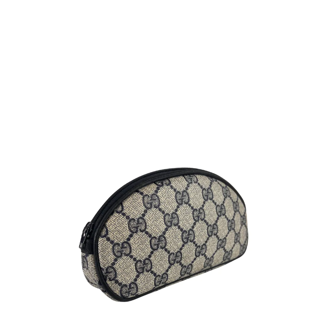Gucci Navy Zipper Pouch