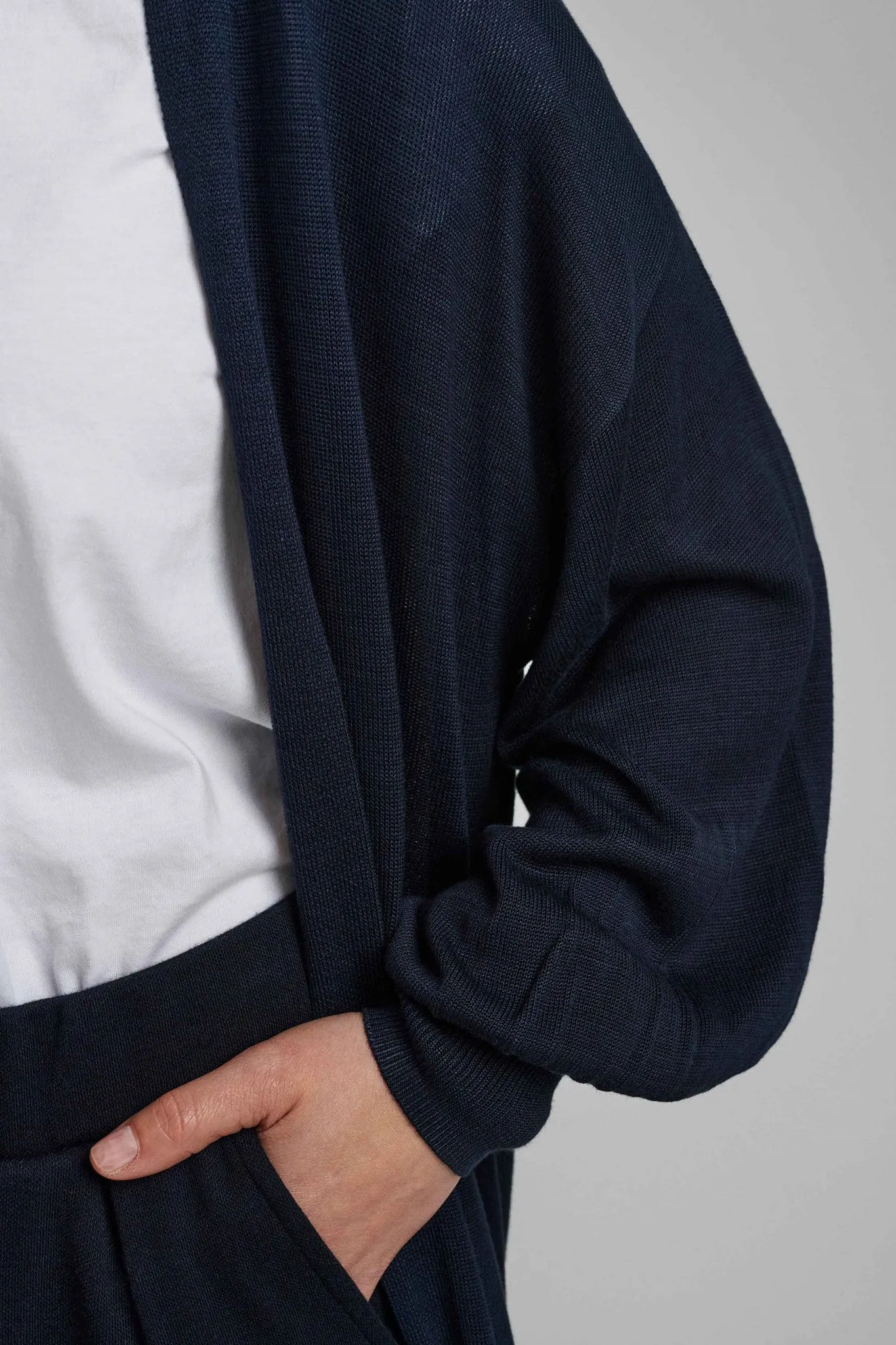 NUBIA LONG CARDIGAN - NOOS - Dark Sapphire