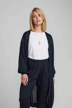 NUBIA LONG CARDIGAN - NOOS - Dark Sapphire