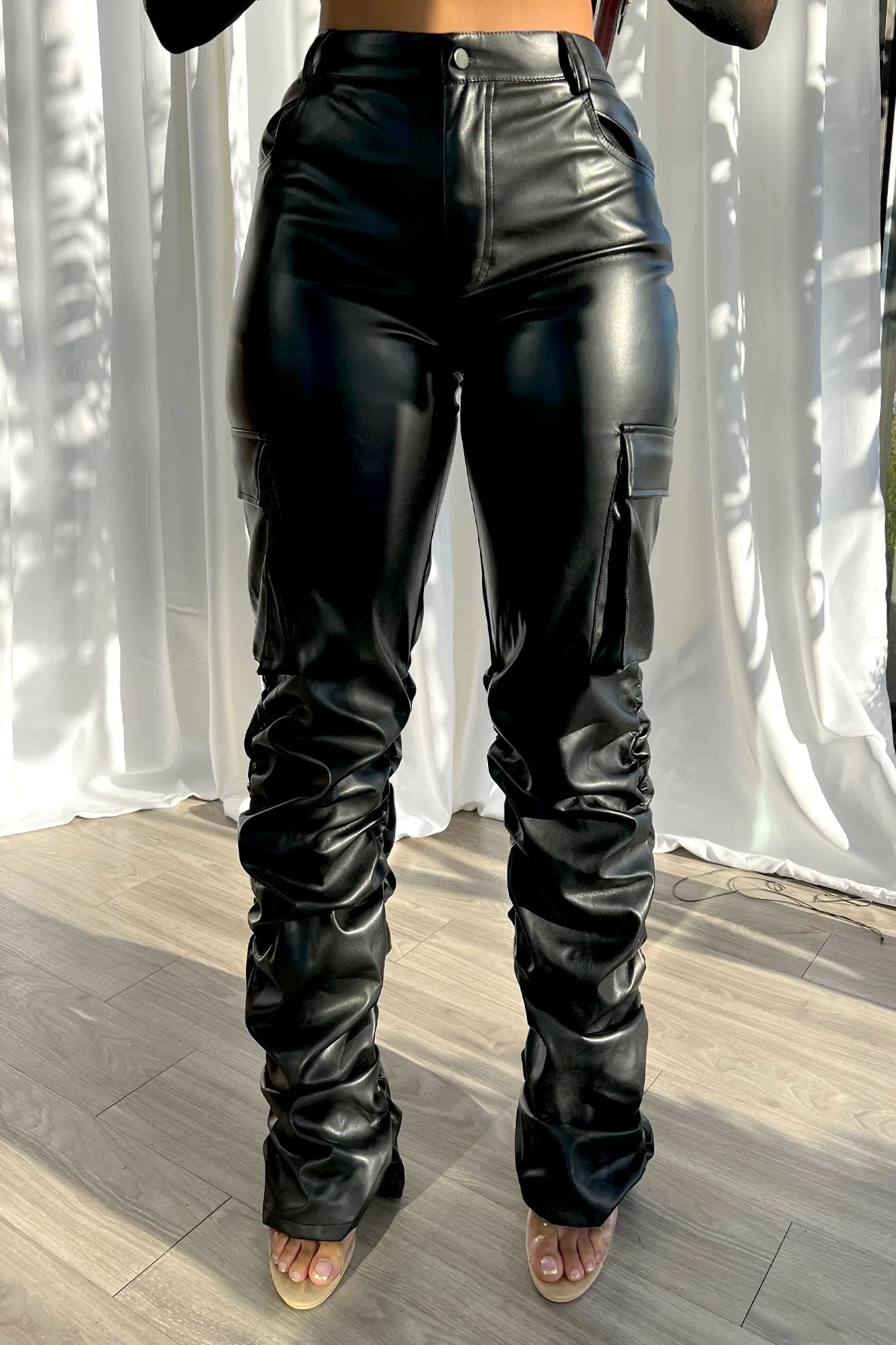 Owen Faux Ruched Baggy Cargo Pants