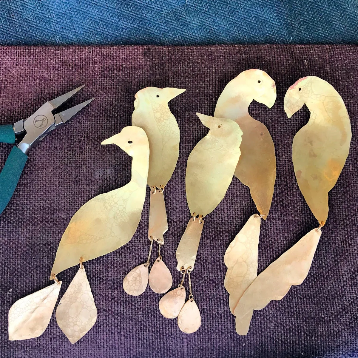 Peacock Earrings