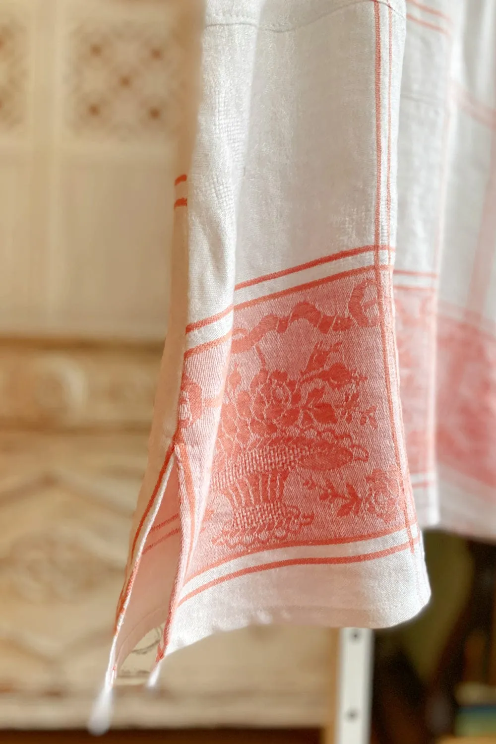 Pinks Vintage Tablecloth Mid Seam Tank