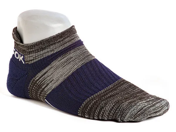 Q5 No Show Socks for Runners (Charcoal)