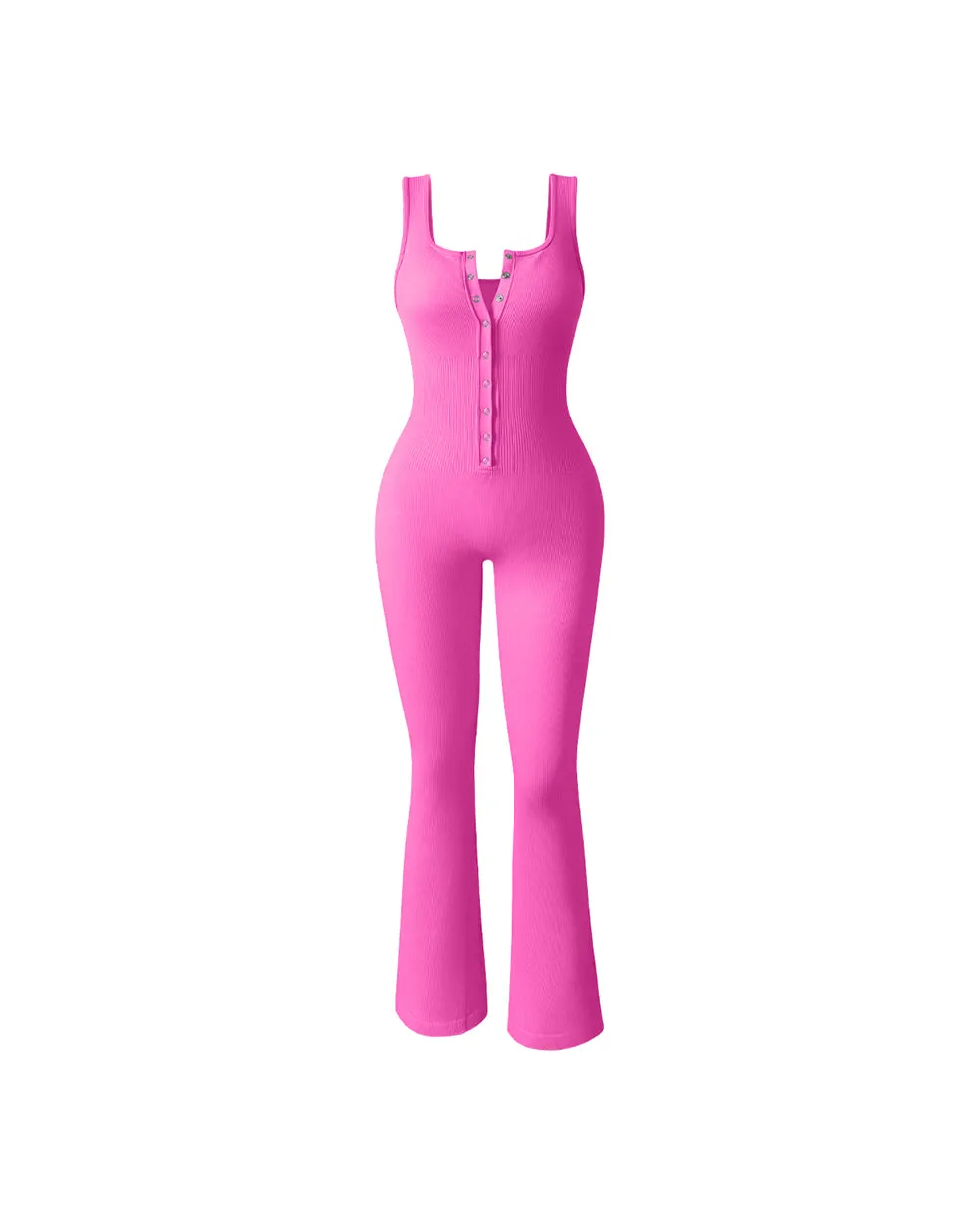 Ribbed Bell Bottoms  Flare Jumpsuits