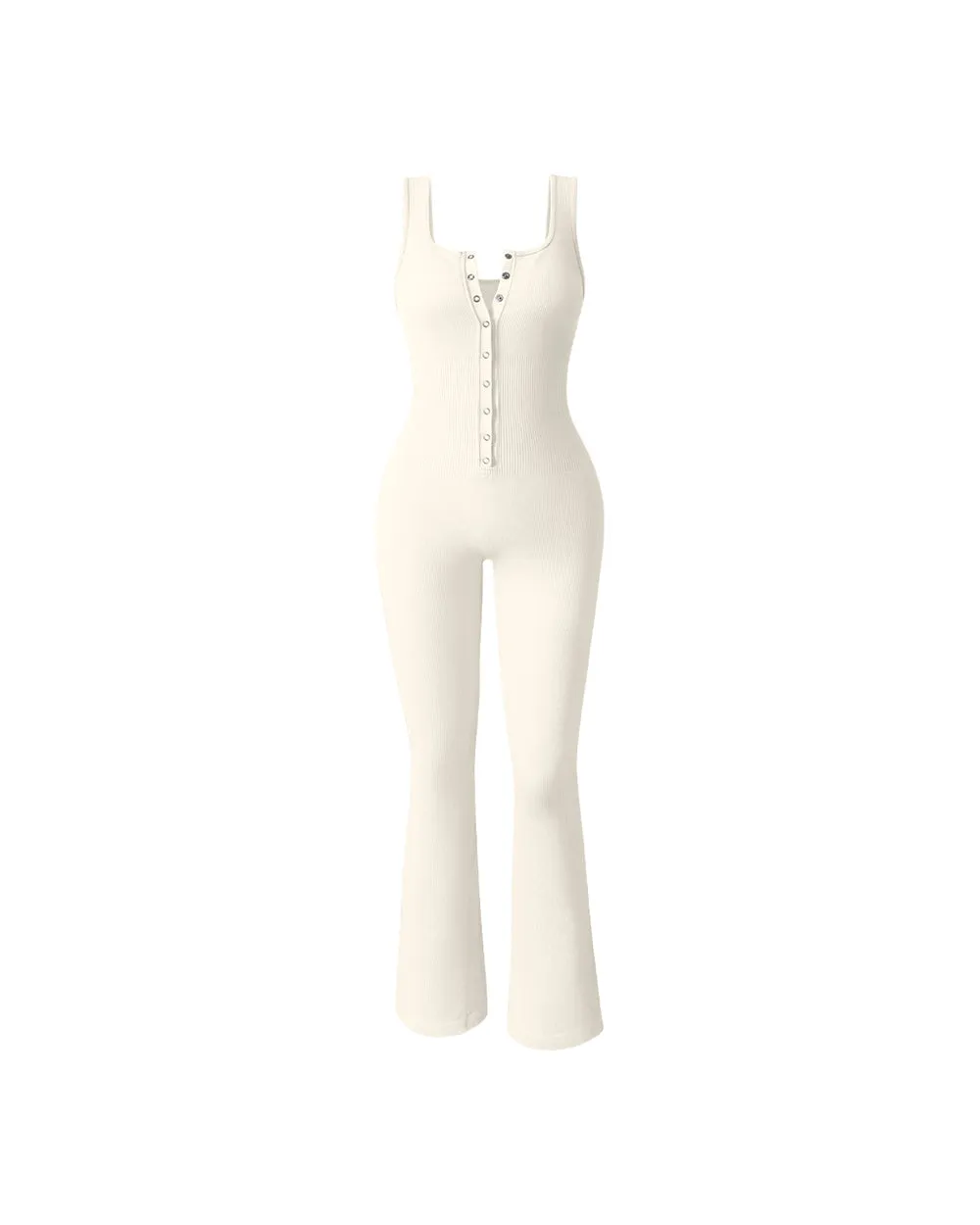 Ribbed Bell Bottoms  Flare Jumpsuits