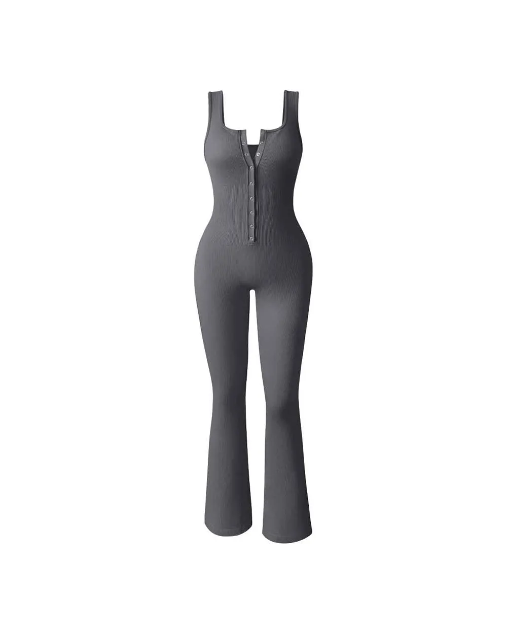 Ribbed Bell Bottoms  Flare Jumpsuits