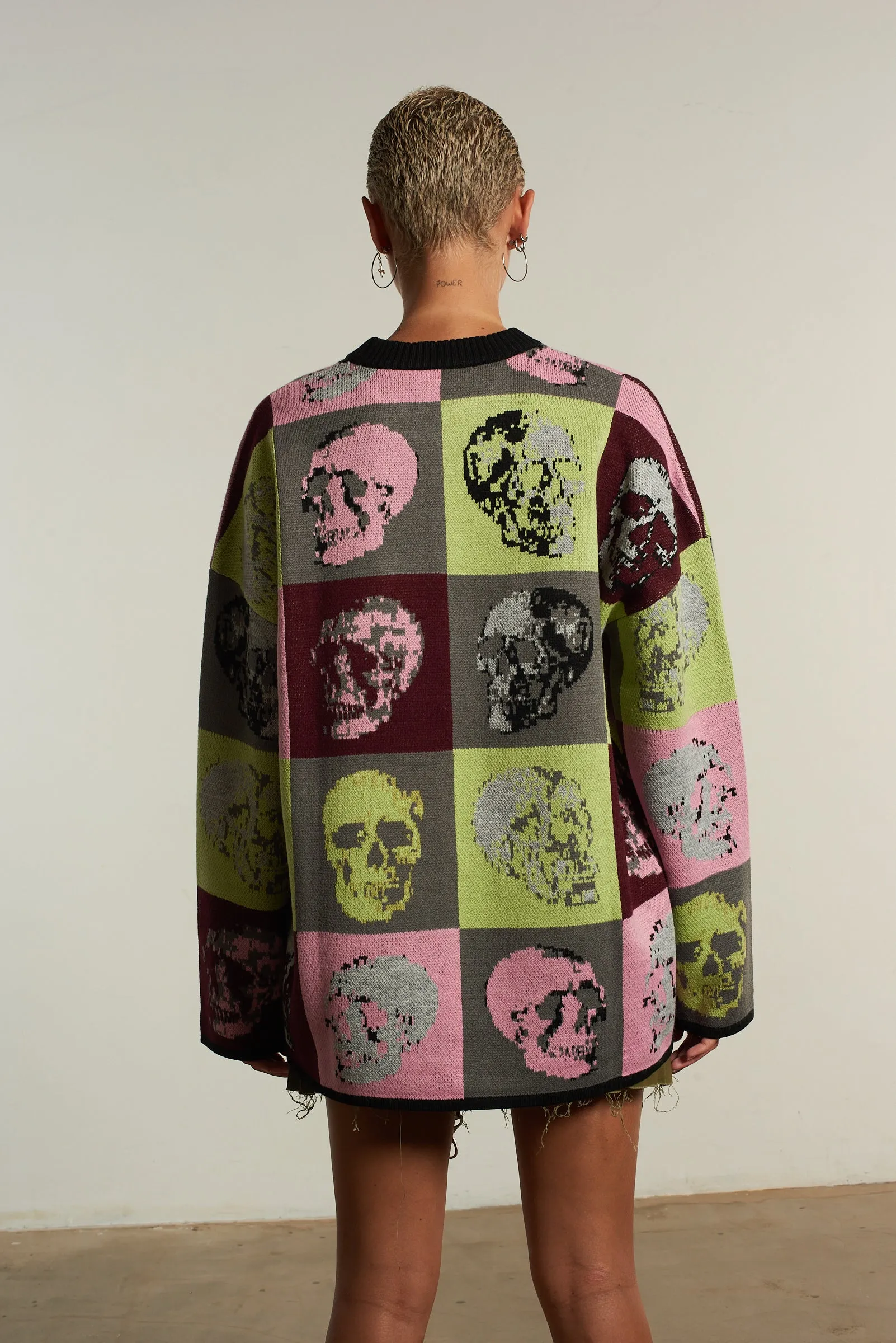 Skull Tile Knit