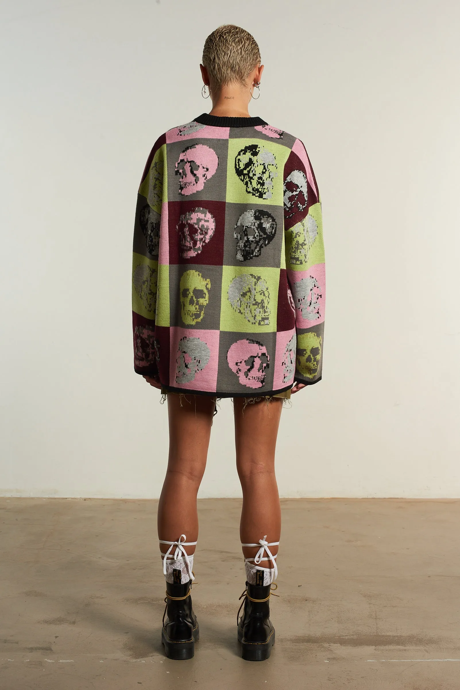 Skull Tile Knit