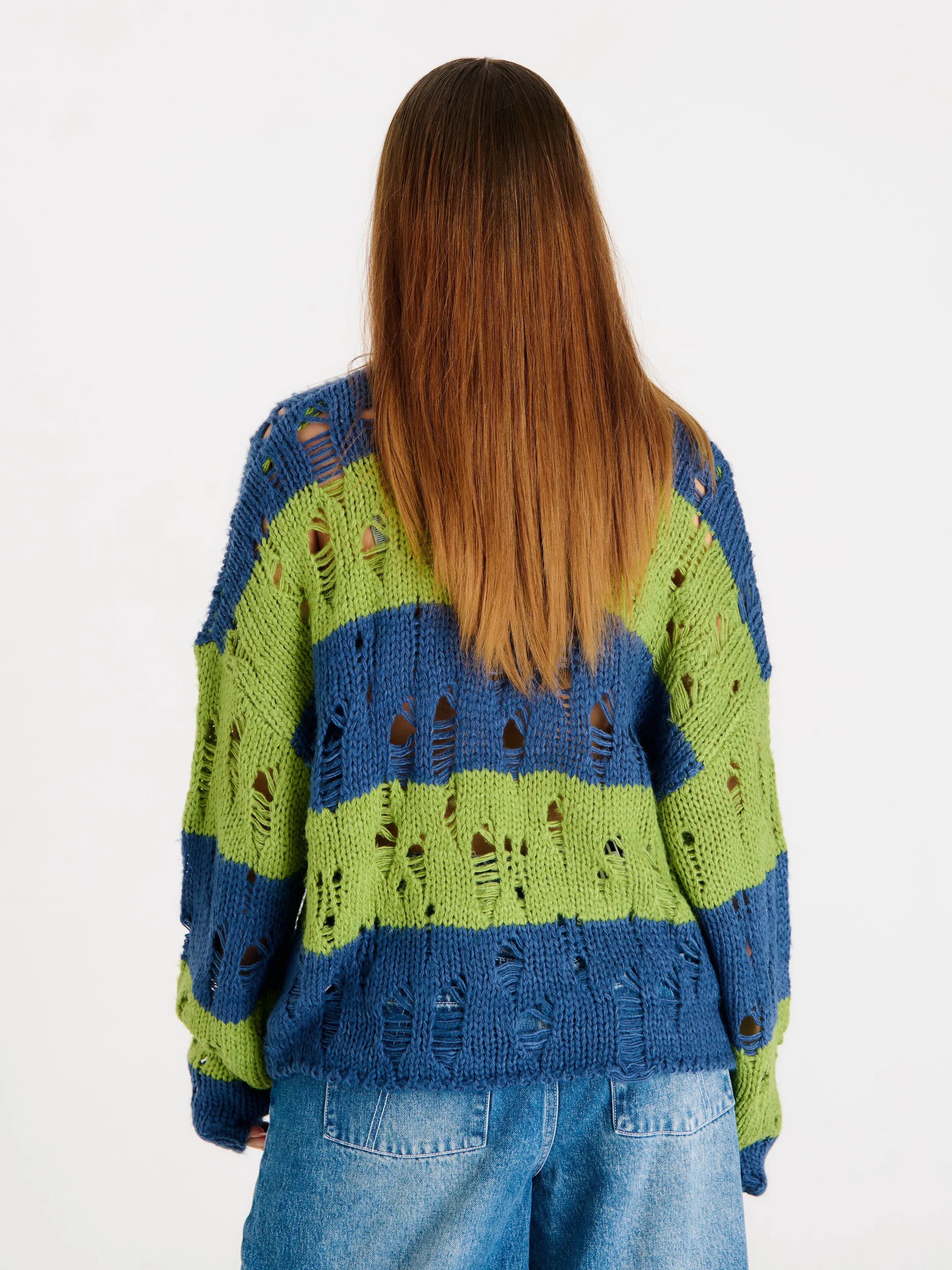 Sublime Stripe Logo Knit