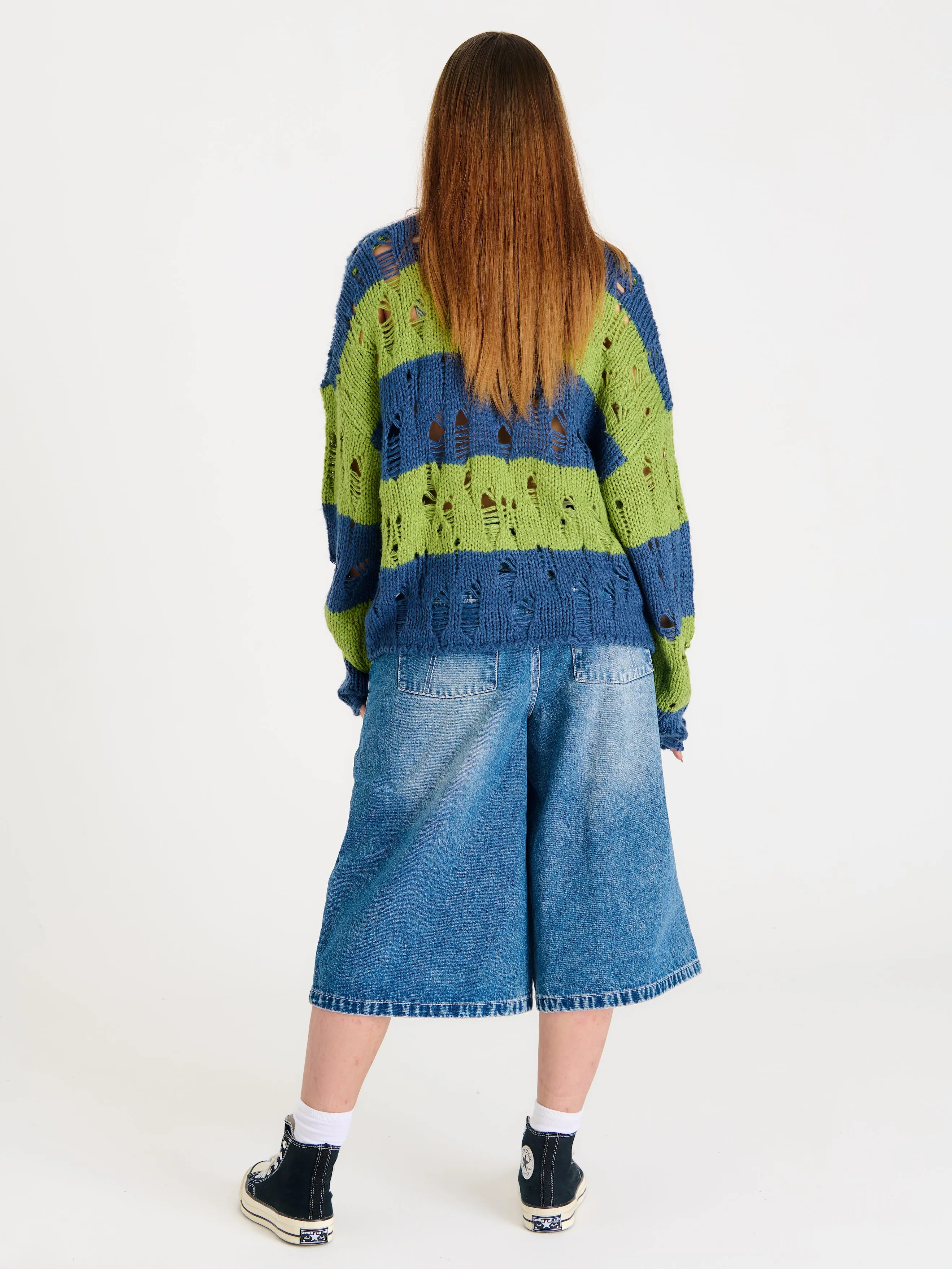Sublime Stripe Logo Knit