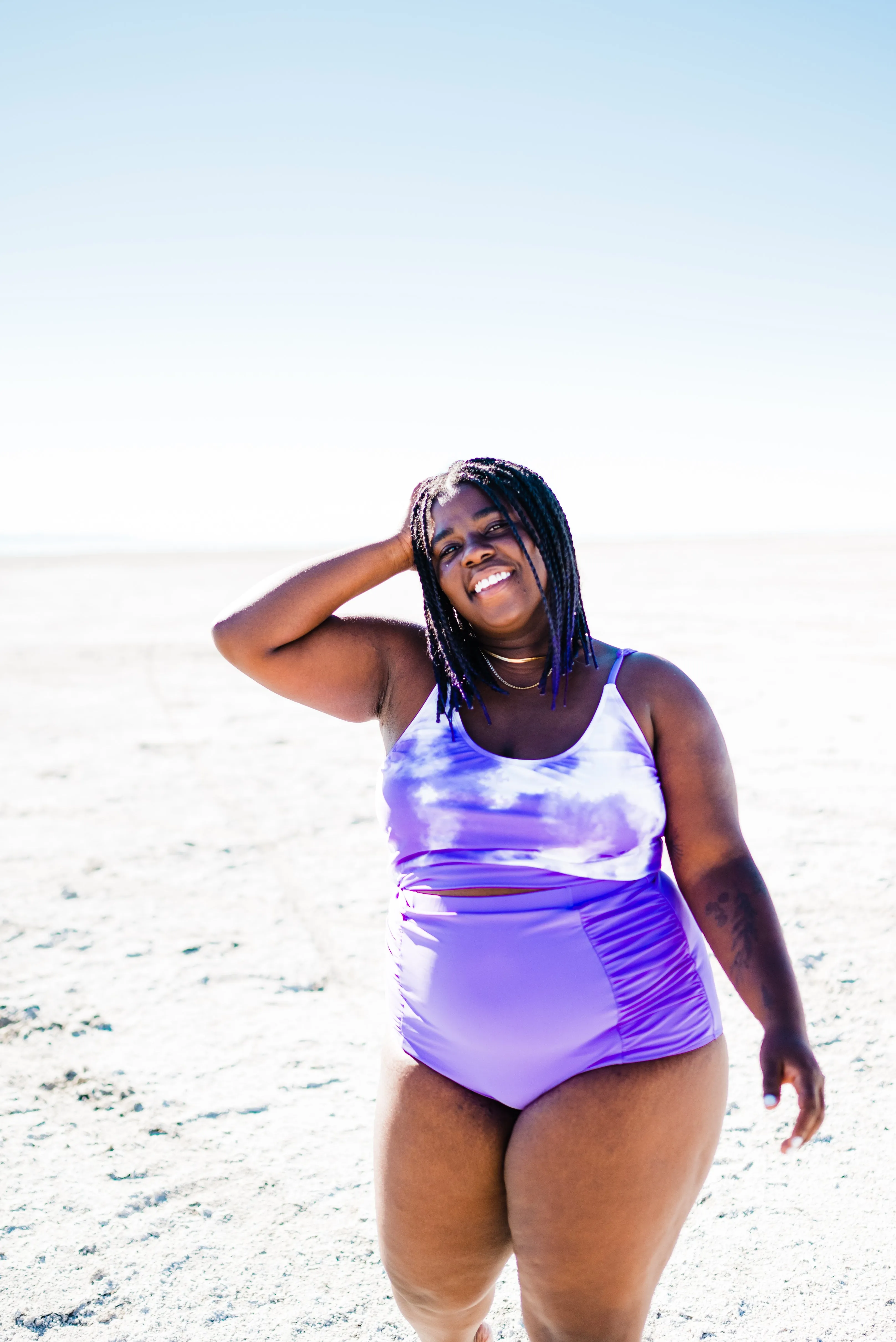 Sun Baked Bottoms | Neon Purple