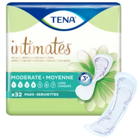 TENA New Moderate Thin Pads Long
