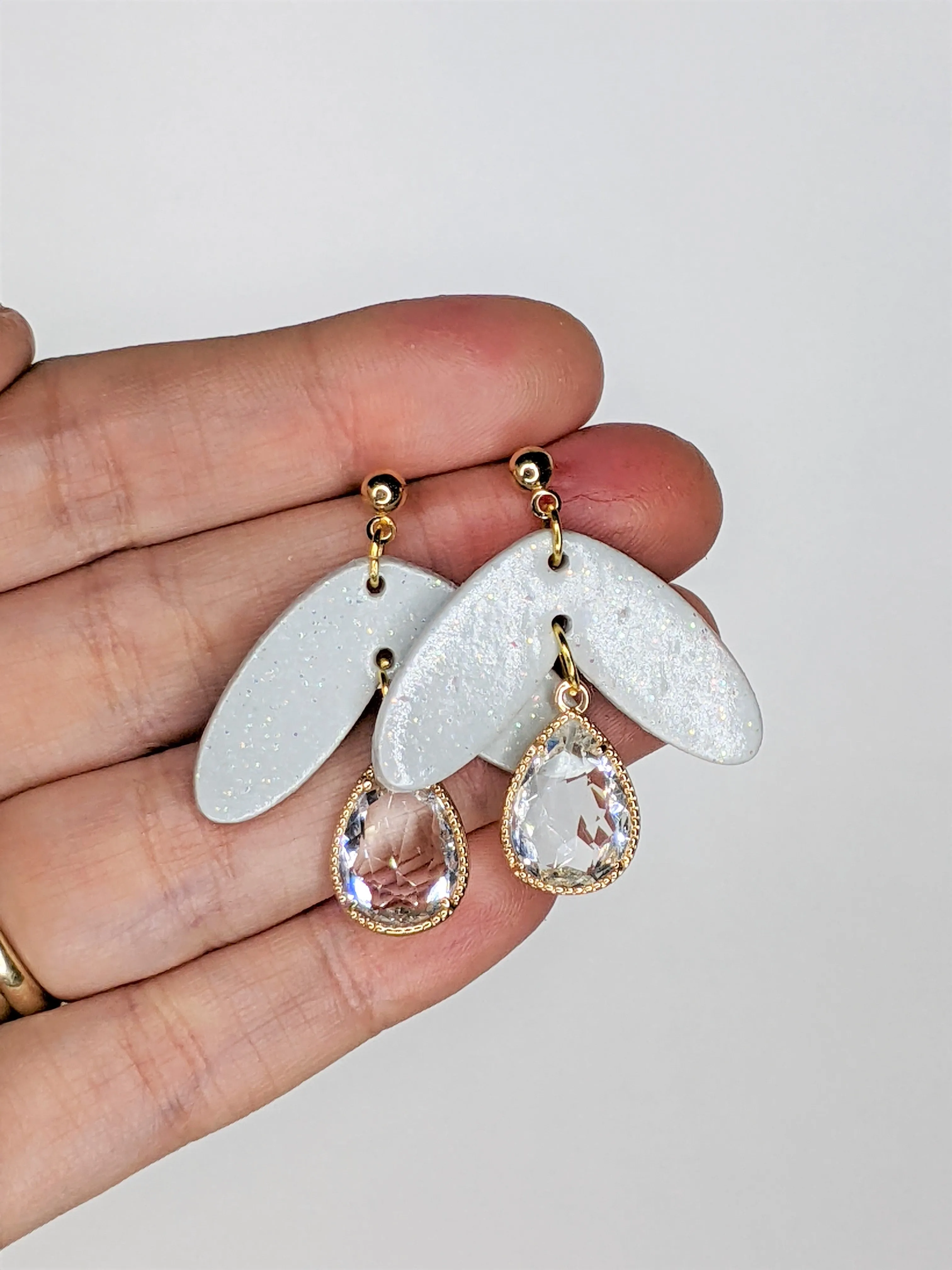 The Elsa | Dangle Earrings | Earrings | Polymer Clay Earrings | Christmas