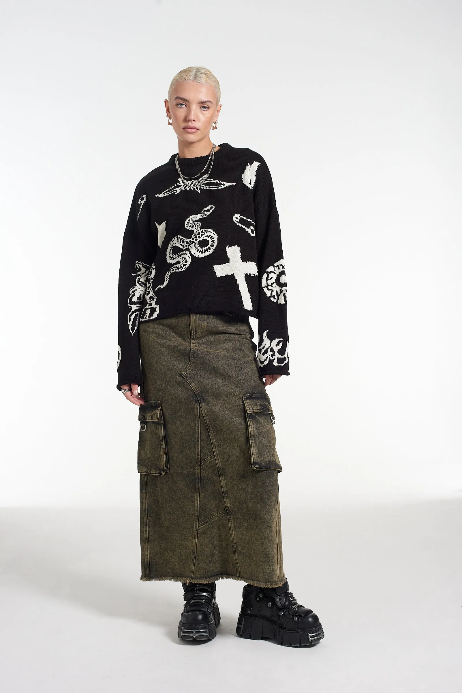 Vandal Knit Black