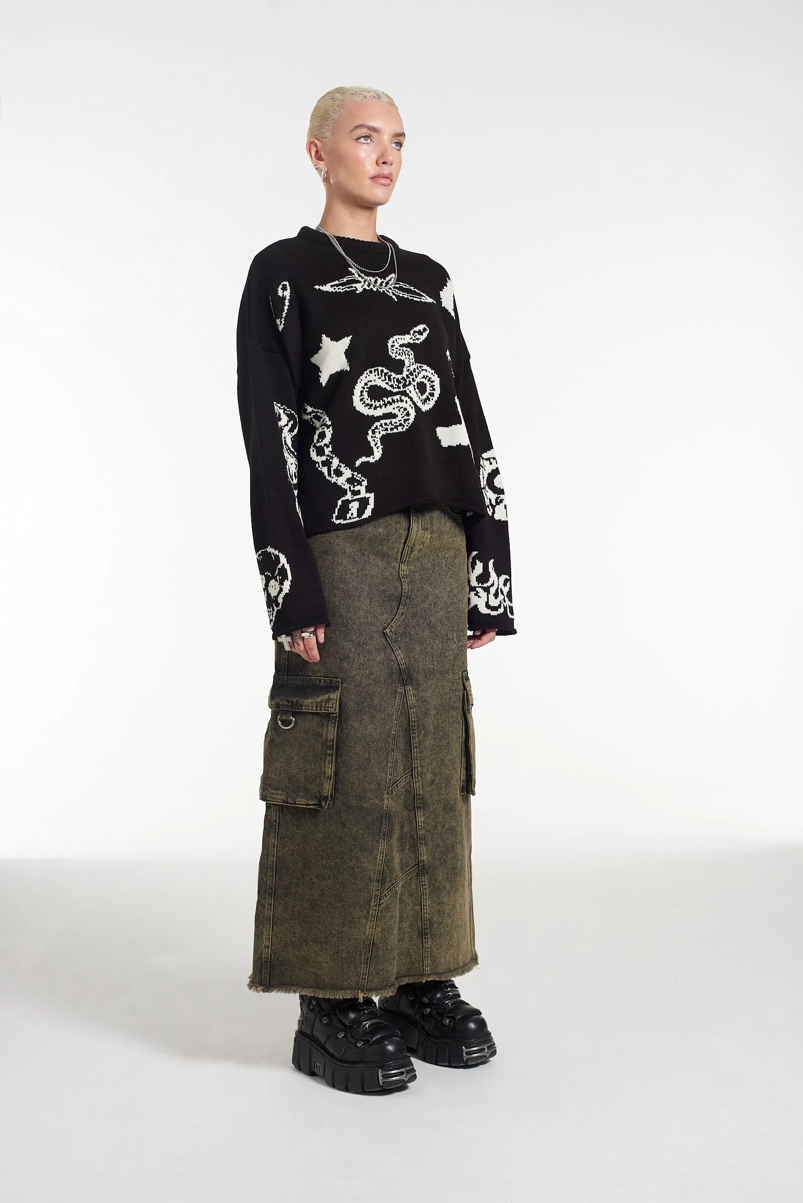 Vandal Knit Black