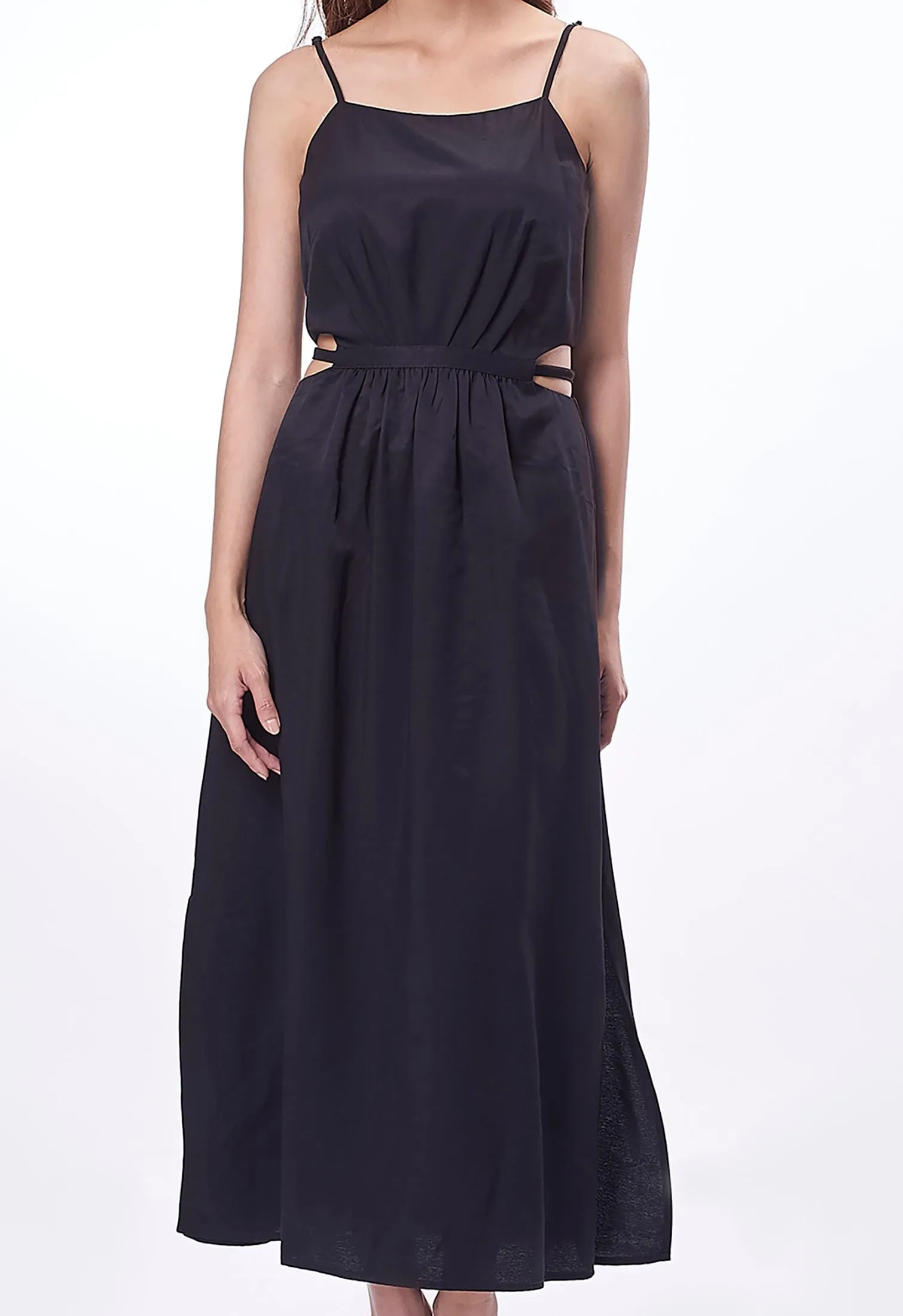 Waist Cut-Out Long Dress