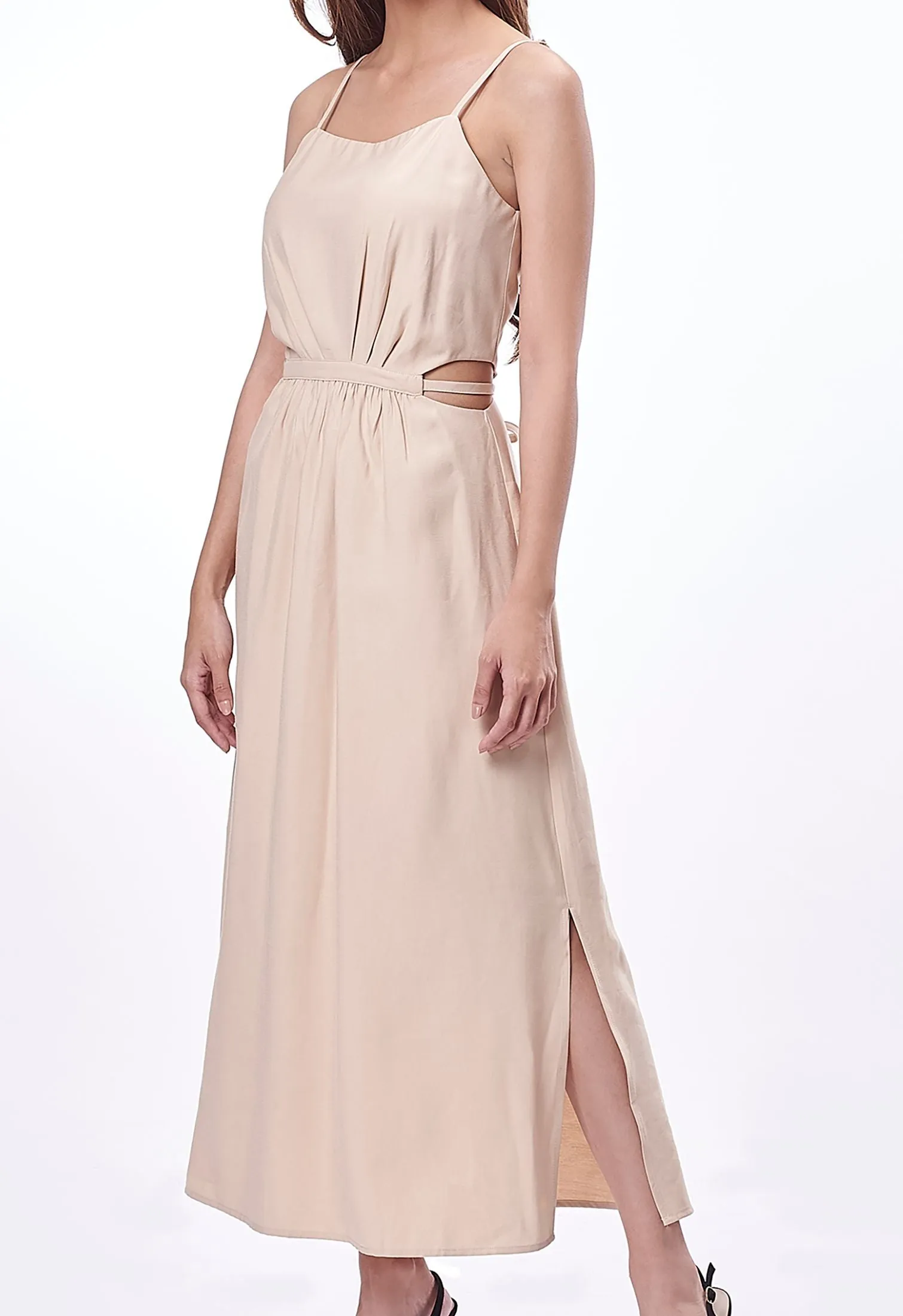 Waist Cut-Out Long Dress